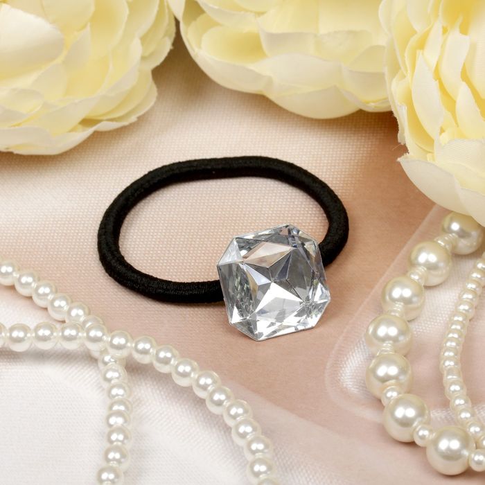 Резинка для волос "Бриллиант", квадрат