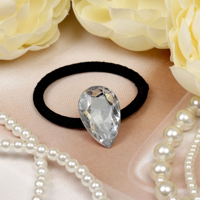 Резинка для волос "Бриллиант", капля