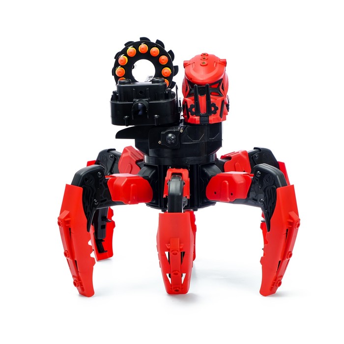 Робот радиоуправляемый «Галактический паук», стреляет мягкими пулями, цвета МИКС