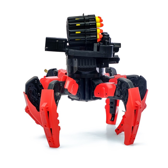 Робот радиоуправляемый «Галактический паук», стреляет мягкими пулями, цвета МИКС