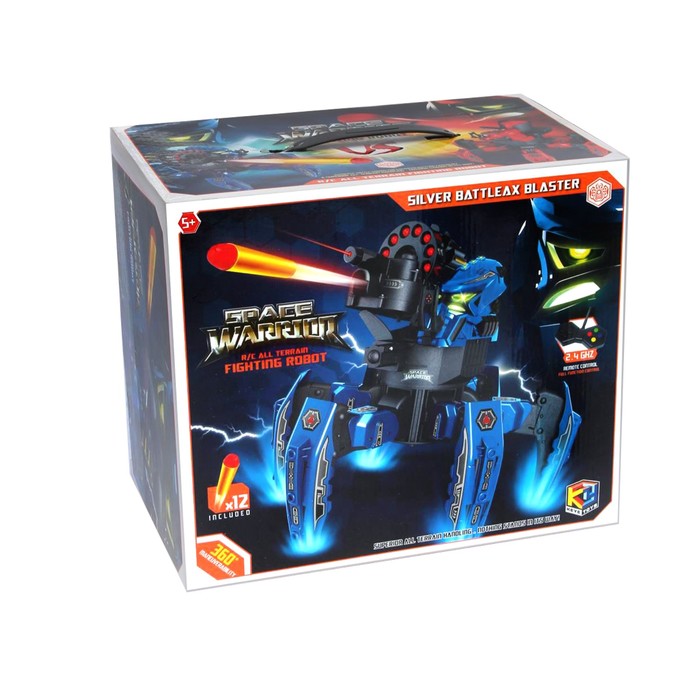 Робот радиоуправляемый «Галактический паук», стреляет мягкими пулями, цвета МИКС