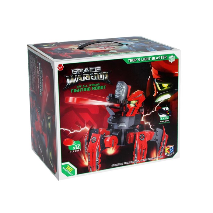 Робот радиоуправляемый «Галактический паук», стреляет мягкими дисками, цвета МИКС