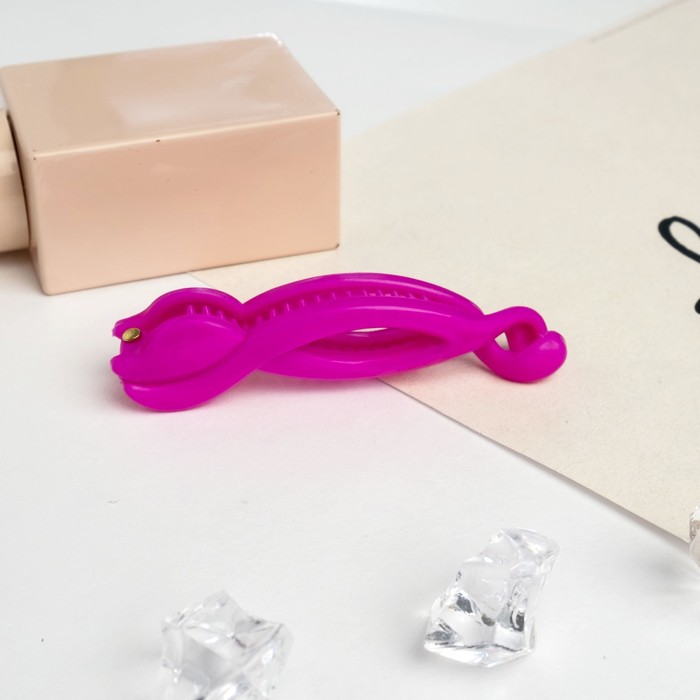 Банан для волос "Цветной" 7,5 см линии,микс