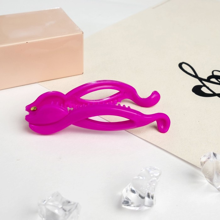 Банан для волос "Цветной" 7,5 см линии,микс