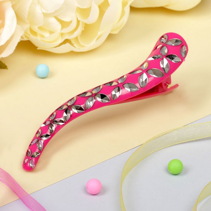 Зажим для волос "Бурлеск" волна, микс