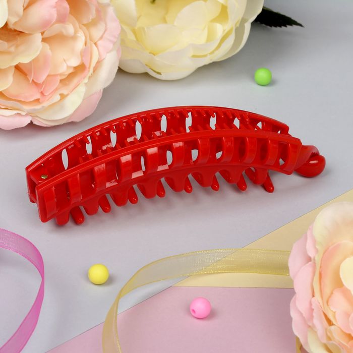 Банан для волос "Цветной" 12,5 см сетка,микс