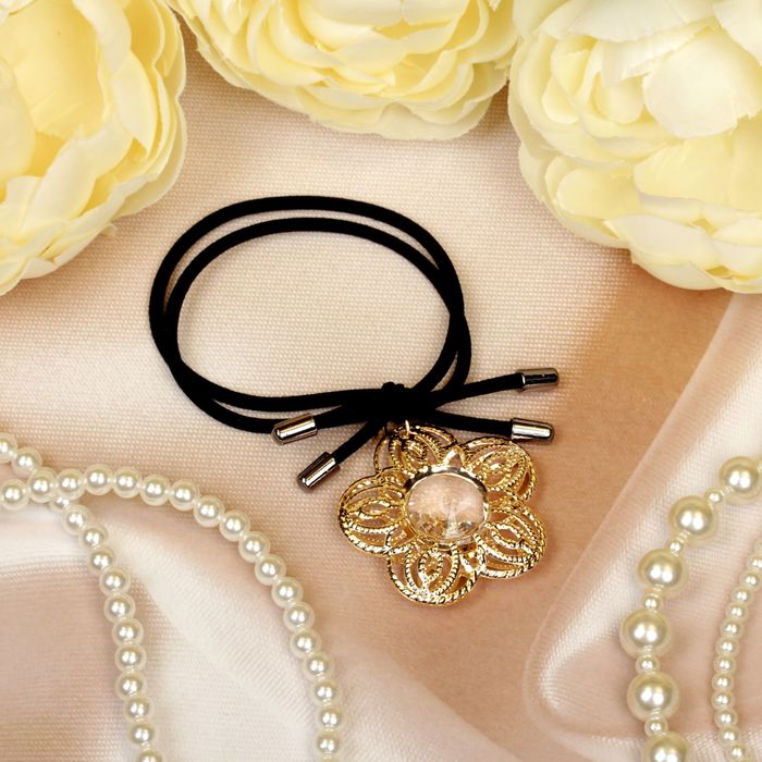 Резинка для волос "Восточная сказка", резной цветок