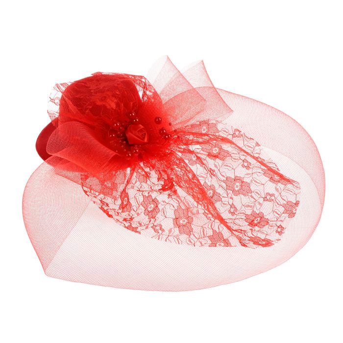 Карнавальный зажим шляпка "Изюминка", цвета МИКС