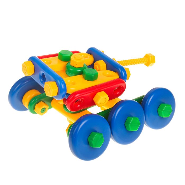 Конструктор "Самоходочка", 63 детали