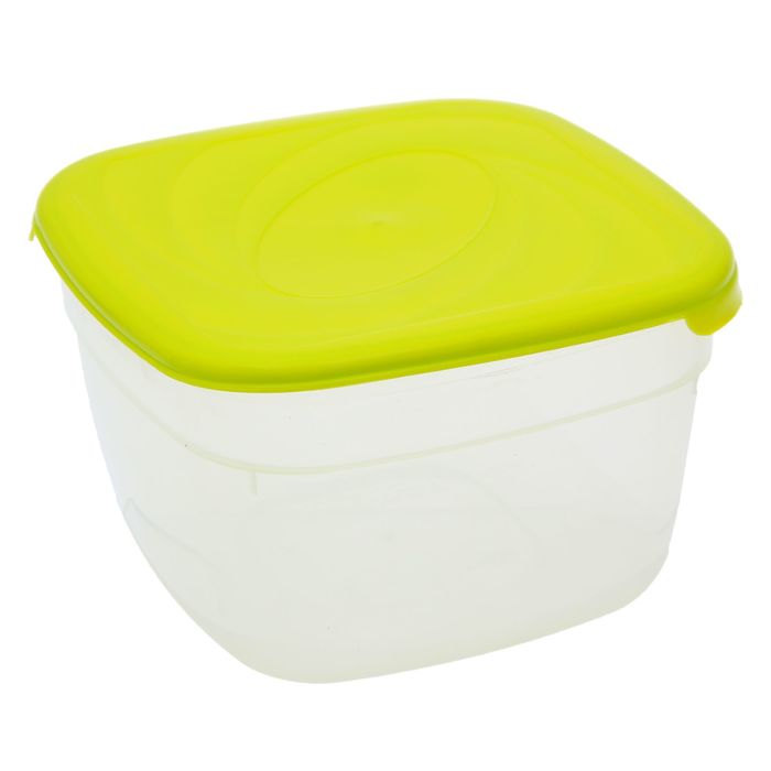 Комплект емкостей для СВЧ "Galaxy" квадратных, 3 шт: 1 л, 2л, 3 л, цвет МИКС