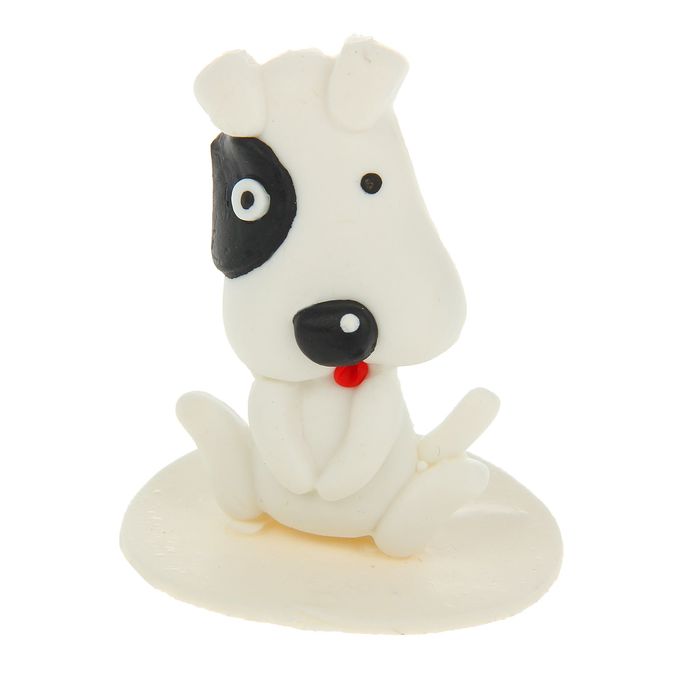 Сувенир полимерная глина "Бульдог Ганс" 4,3х4,5 см