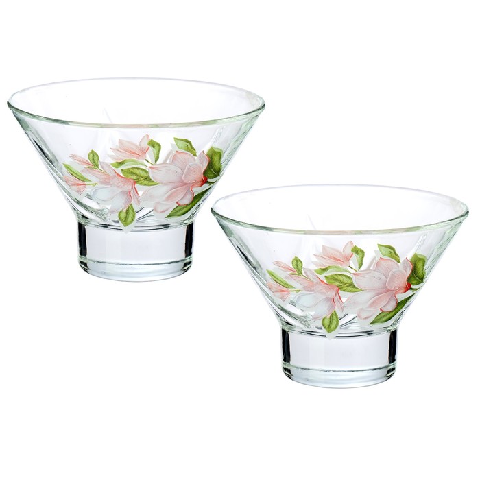 Набор креманок 200 мл "Магнолия", 2 шт