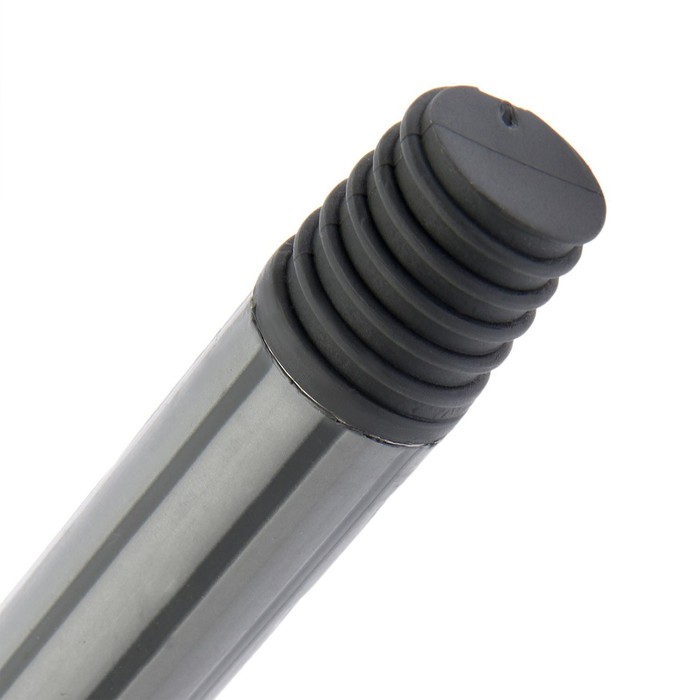 Рукоятка прорезиненная 118 см, цвет МИКС