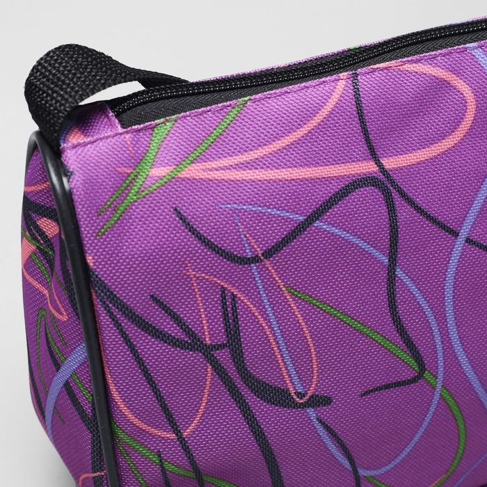 Сумка детская на клапане, 1 отдел, длинный ремень, цвет сиреневый