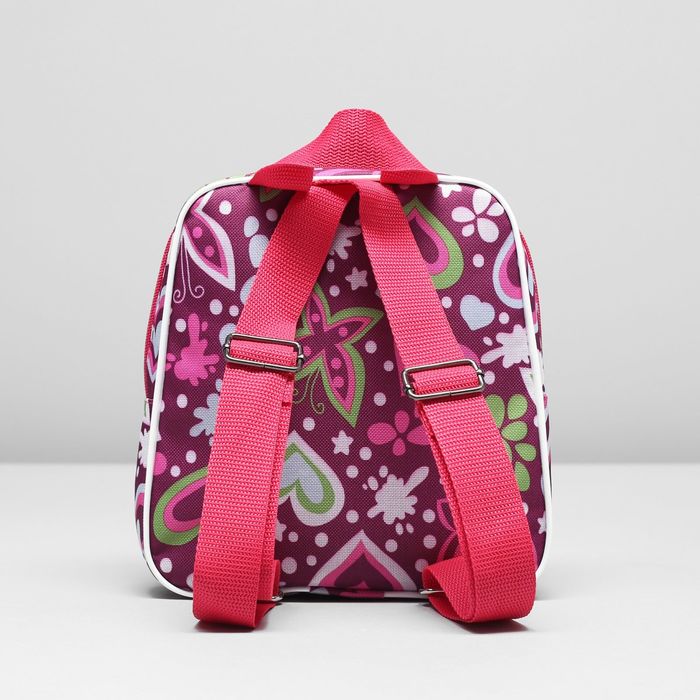 Рюкзак детский, 1 отдел, наружный карман, цвет бордовый