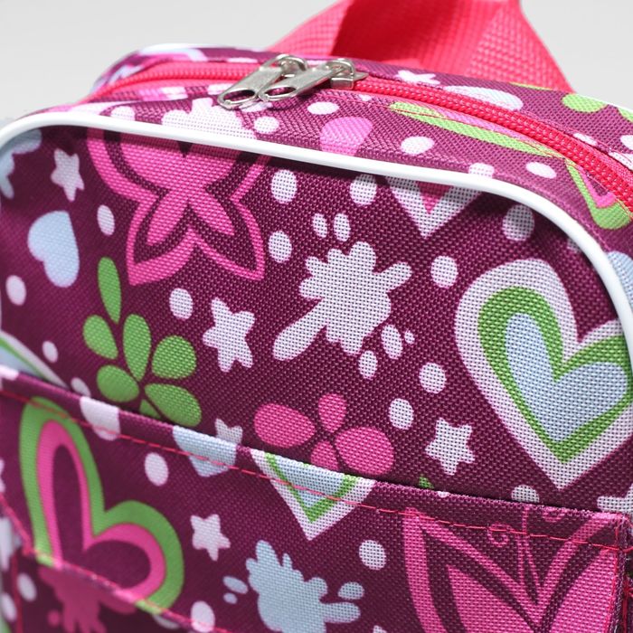 Рюкзак детский, 1 отдел, наружный карман, цвет бордовый