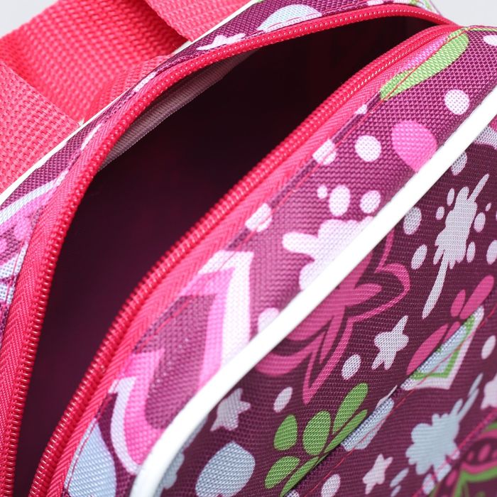 Рюкзак детский, 1 отдел, наружный карман, цвет бордовый