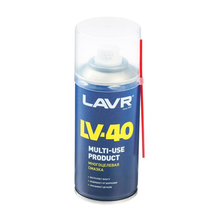 Многоцелевая смазка LAVR Multipurpose grease LV-40, 210 мл, аэрозоль, Ln1484 смазка адгезионная lavr adhesive spray 210 мл ln1482