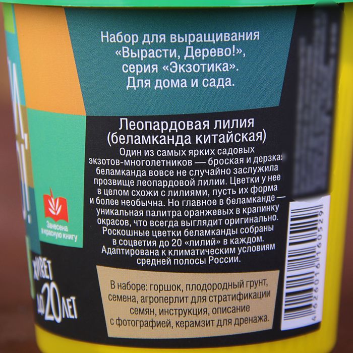 Набор для выращивания растений "Вырасти, Дерево! Леопардовая Лилия"