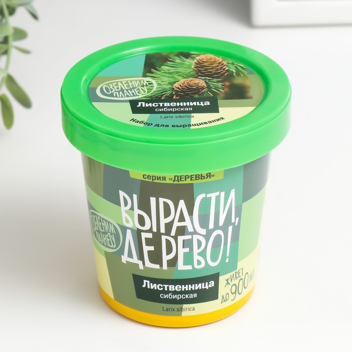 Набор для выращивания растений "Вырасти, Дерево! Лиственница сибирская"