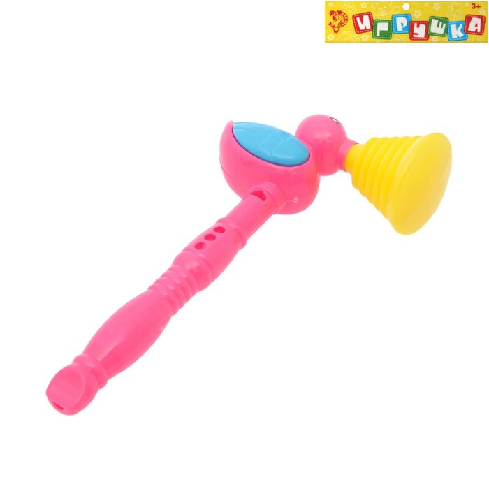 Молоток-пищалка "Уточка" со свистком, МИКС