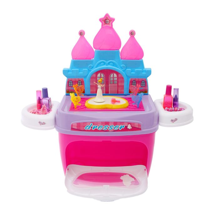 Игровой модуль "Замок принцессы" с аксессуарами в чемодане, световые и звуковые эффекты