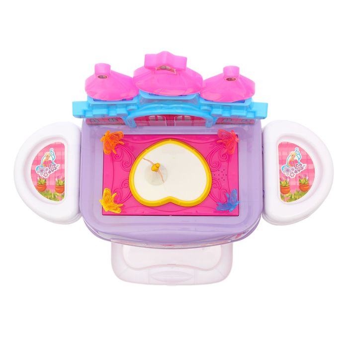 Игровой модуль "Замок принцессы" с аксессуарами в чемодане, световые и звуковые эффекты