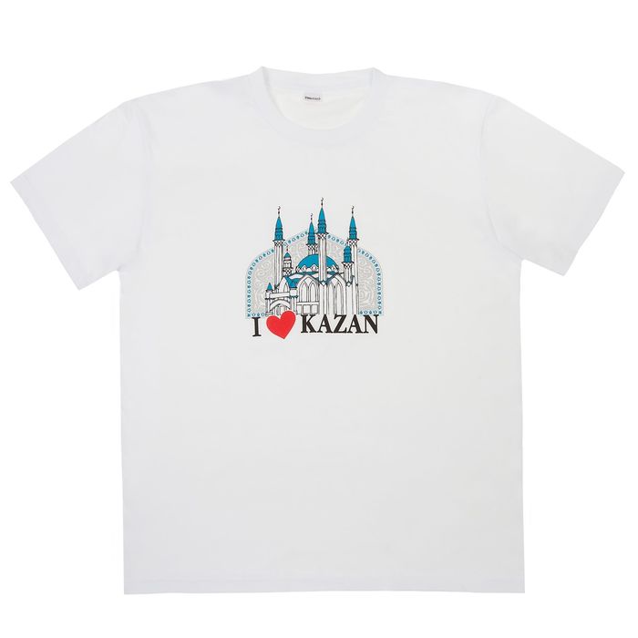 Футболка "Казань", бел р-р XS(44), 100% хл