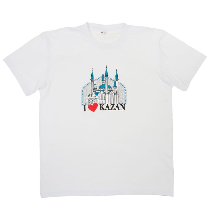 Футболка "Казань", бел р-р M(48), 100% хл