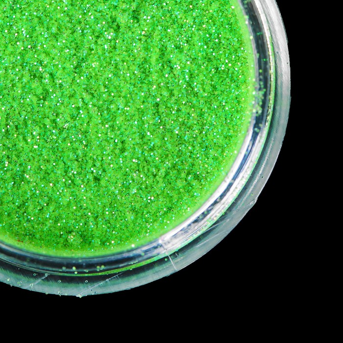 Втирка "Зеркальный блеск" для декора ногтей, мелкая, цвет зелёный ирис