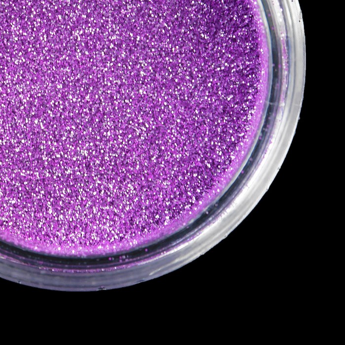 Втирка "Зеркальный блеск" для декора ногтей, мелкая, цвет лавандовый неон
