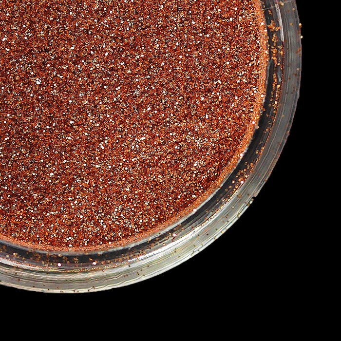 Втирка "Зеркальный блеск" для декора ногтей, мелкая, цвет песочный