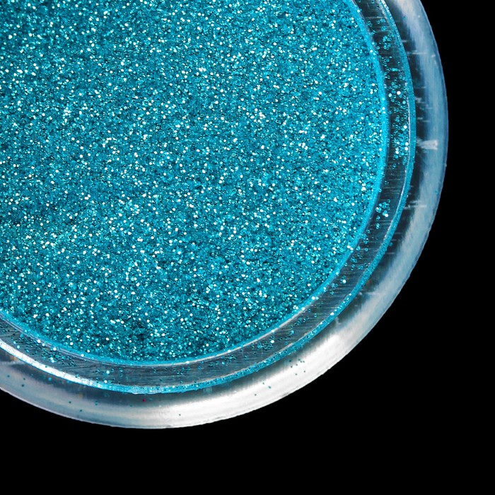 Втирка "Зеркальный блеск" для декора ногтей, мелкая, цвет светло-бирюзовый