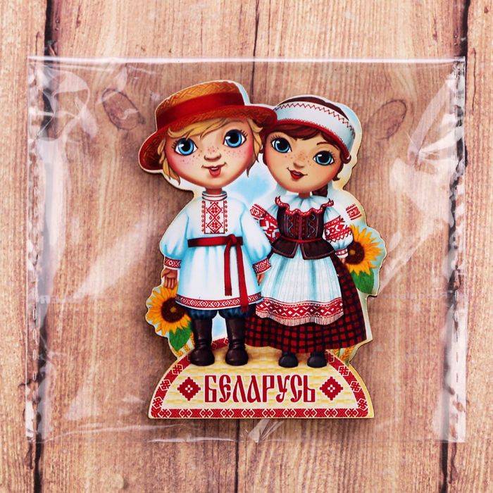 Магнит деревянный «Беларусь»