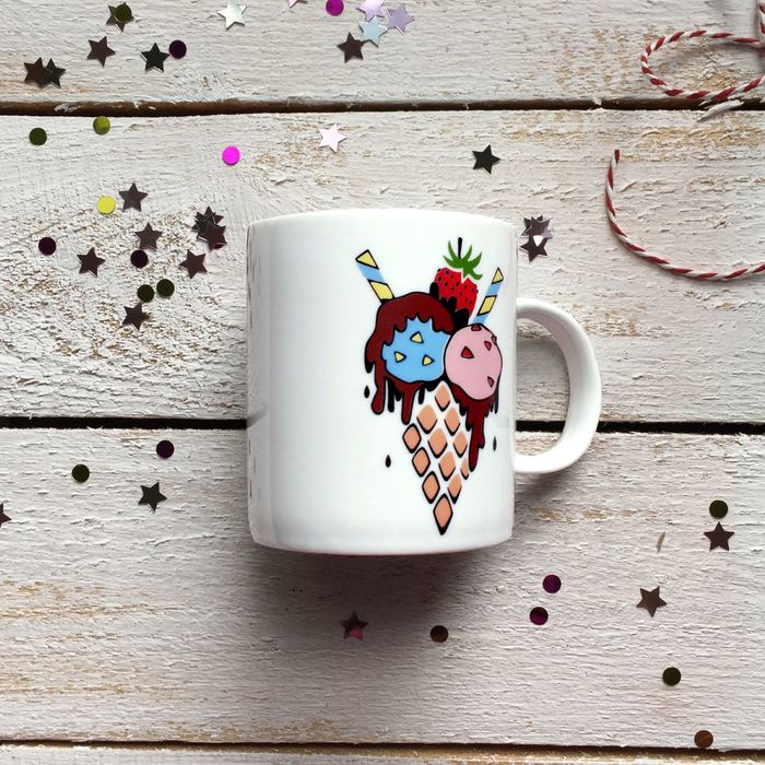 Кружка 320 мл "Рожок"