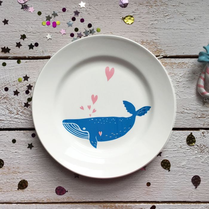 Тарелка 20 см "Просто кит"
