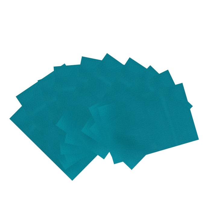 Фетр "Soft" набор 10 листов, 1мм, 21х29,7 см (темная бирюза)