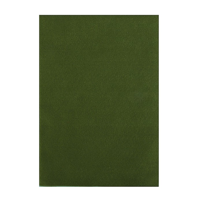 Фетр "Soft" набор 10 листов, 1мм, 21х29,7 см (зеленый болотный)