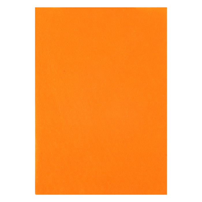 Фетр "Soft" 1мм, 21*29,7 см (набор10 листов) тыквенный FLT-S1-10