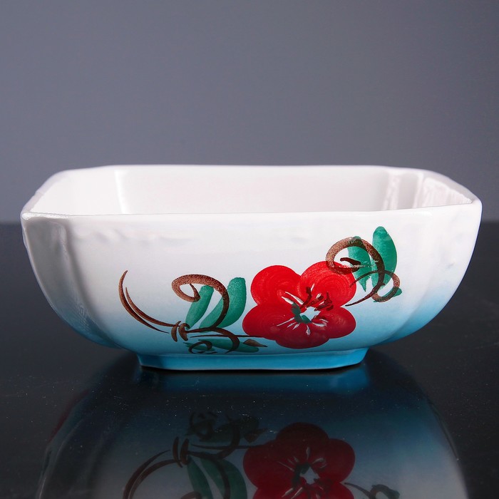 Салатник прямоугольный "Расписной"