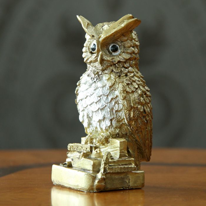 Сувенир полистоун "Сова мудрая" 10х5х5 см
