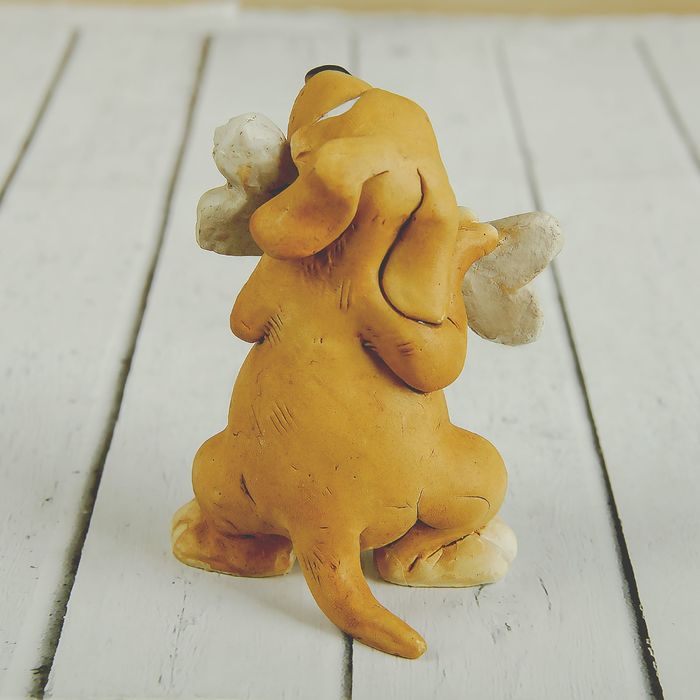 Сувенир "Барбос с сахарной косточкой" 6х7х8,5 см