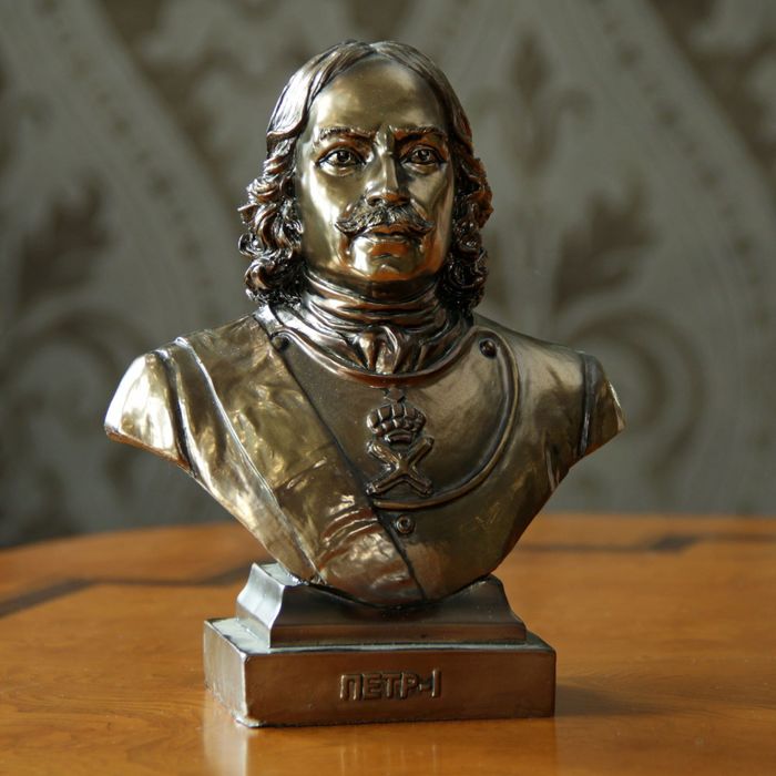 Сувенир "Бюст Петр-I" 20,5х17х9,5 см