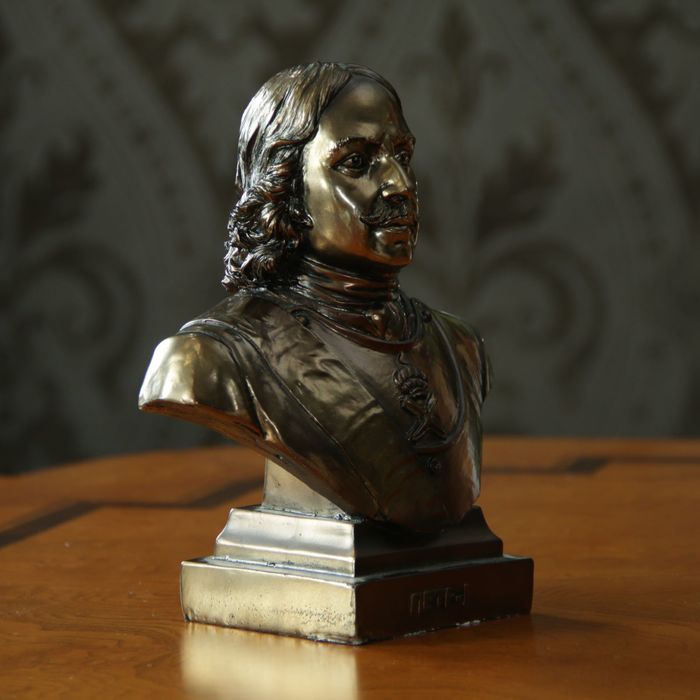 Сувенир "Бюст Петр-I" 20,5х17х9,5 см
