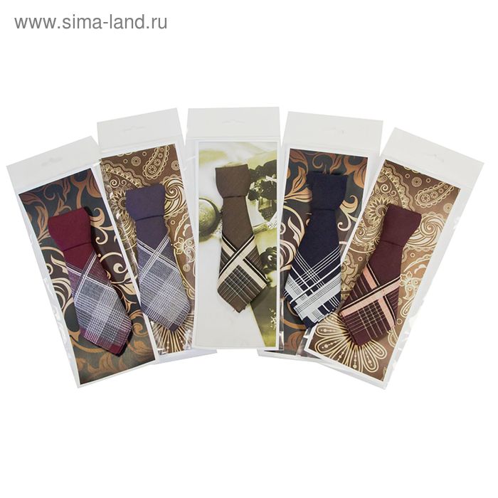 фото Носовой платок мужской "денди" в пакете этника, 40х40, 1 шт. х/б