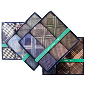 

Набор мужских носовых платков в коробке ЭТНИКА, 40х40, цвет МИКС -3 шт