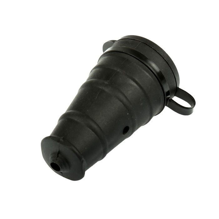 Розетка переносная Tecco, 16 А, каучук, с з/к, с заглушкой, IP44