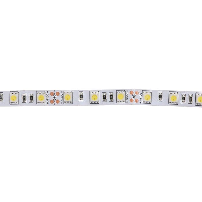 Лента светодиодная Geniled GL-60SMD5050W, 14.4Вт, шир.10мм, 840Лм, IP33, белый
