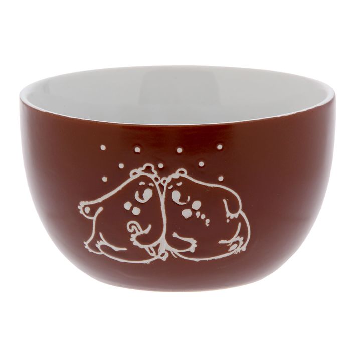 Салатник 600 мл "Доброта", цвет МИКС