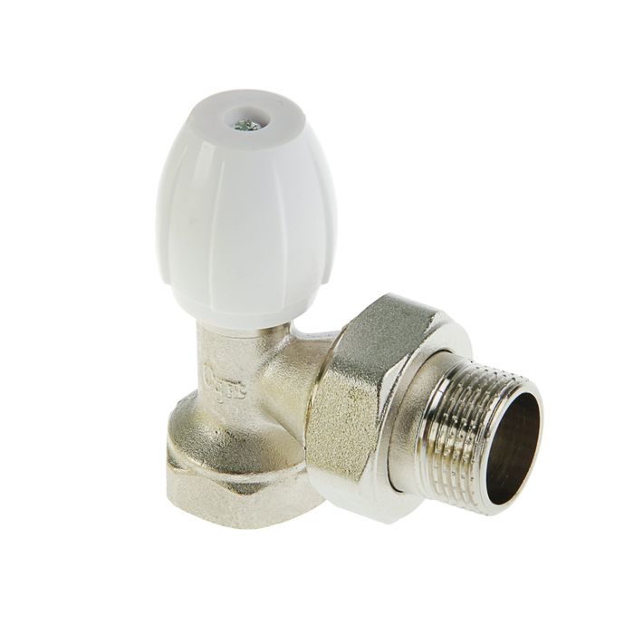 Клапан радиаторный ручной регулирующий Ogint,3/4", угловой